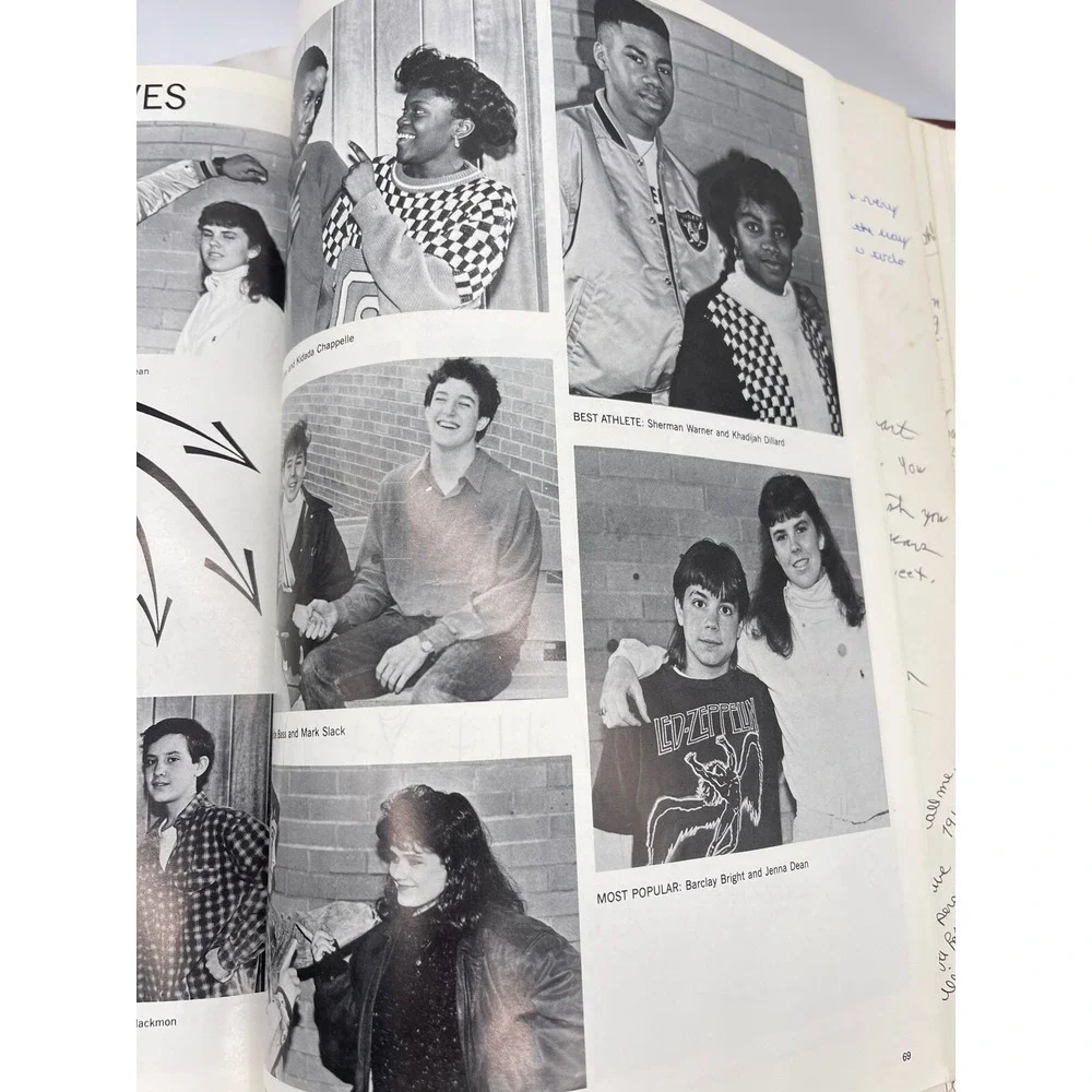 1989 John M Langston Junior High School Legend Year Book Vol 32